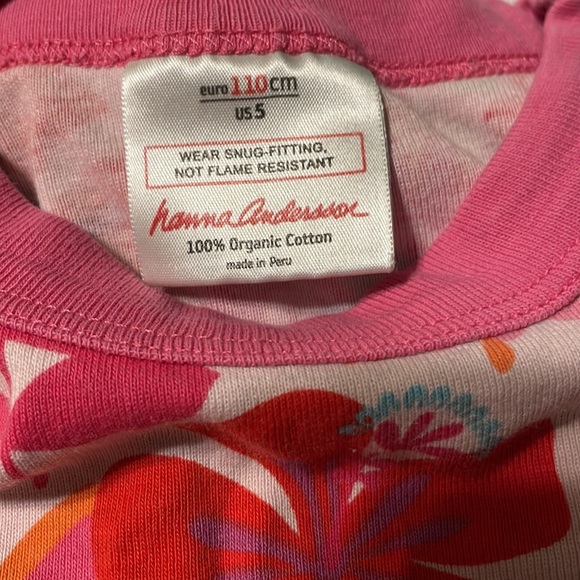 Hanna Andersson sweet floral, colorful pink pjs 💓 - Picture 2 of 3